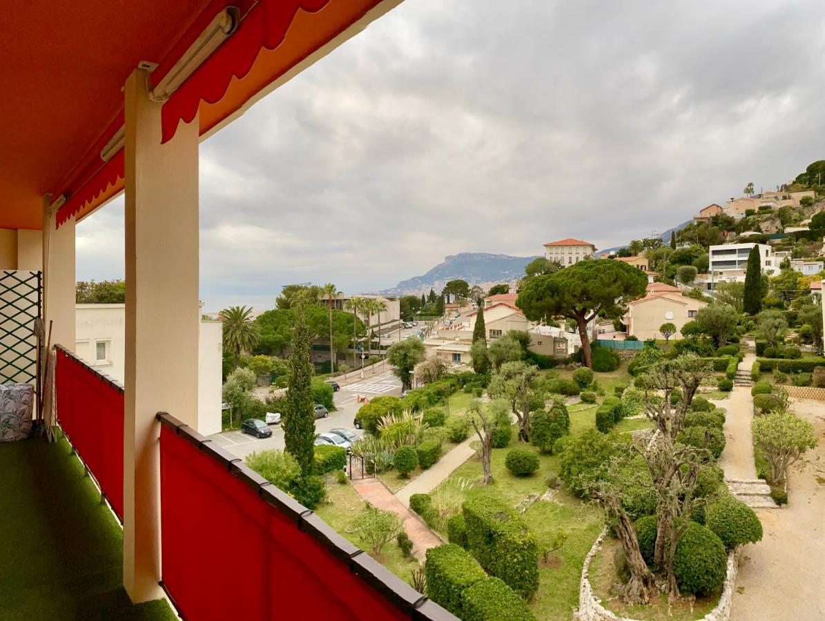 Charmant 2 Pieces Vue Sur Mer Et Monte-Carlo A Roquebrune Cap Martin Exteriér fotografie