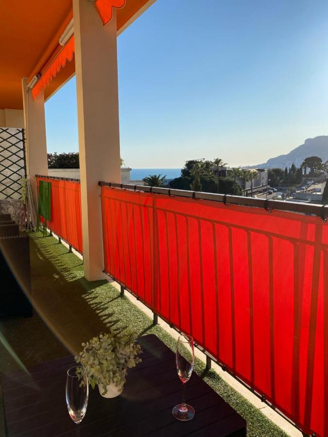 Charmant 2 Pieces Vue Sur Mer Et Monte-Carlo A Roquebrune Cap Martin Exteriér fotografie