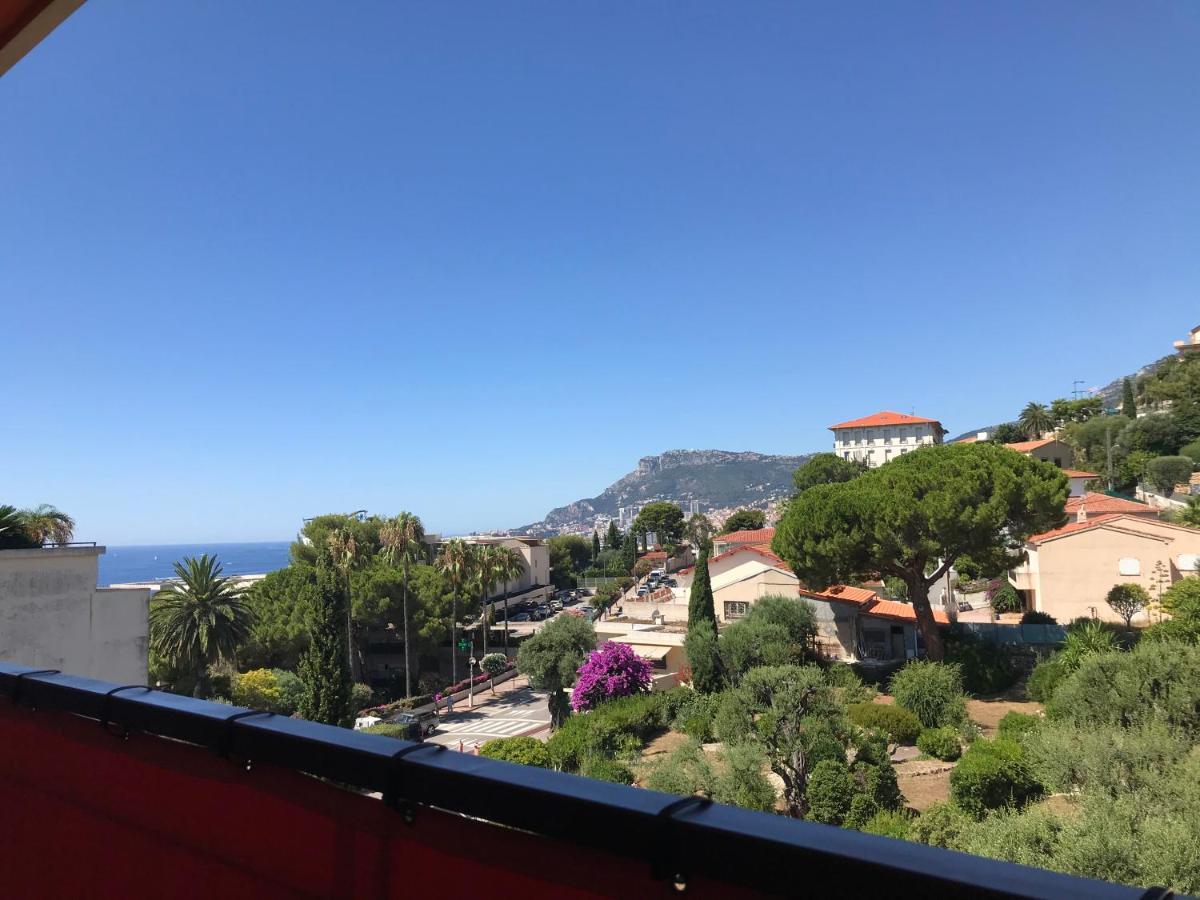 Charmant 2 Pieces Vue Sur Mer Et Monte-Carlo A Roquebrune Cap Martin Exteriér fotografie