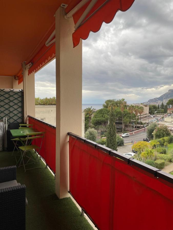 Charmant 2 Pieces Vue Sur Mer Et Monte-Carlo A Roquebrune Cap Martin Exteriér fotografie